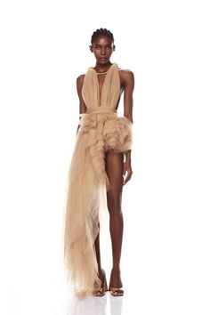 Macrame Outfit, Y2k Board, Cream Gown, Edgy Bridal, Bronx And Banco, Evening Style, Holiday 2022, Custom Dress, One Shoulder Gown