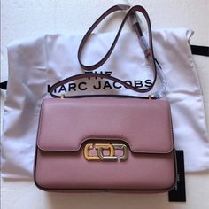 Brand New Authentic Marc Jacobs J Link Leather Shoulder Bag. Comes With Dust Bag, Shoulder Strap And Care Card Rectangular Shoulder Bag With Turn-lock Closure For Shopping, Bags Marc Jacobs, Marc Jacobs Bag, Care Card, Bag Shoulder, Leather Shoulder Bag, Marc Jacobs, Shoulder Bags, Dust Bag