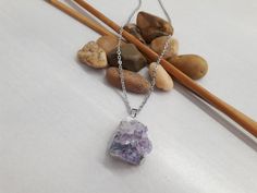 🦋 FREE GIFT BOX WRAPPING (7$ worth). Buy Now! 🦋 Raw Amethyst Necklace - Amethyst Pendant necklace for women - Chakra Healing Jewelry - Natural Amethyst Stone Necklace - Purple Amethyst Druzy Amethyst is a remarkable stone of spirituality and contentment, known for its metaphysical abilities to still the mind and inspire an enhanced meditative state. Its inherent high frequency purifies the aura of any negative energy or attachments, and creates a protective shield of Light around the body, all Amethyst Crystal Necklaces For Gifts, Amethyst Crystal Necklace Gift, Lavender Necklaces With Natural Stones For Gift, Amethyst Pendant Crystal Necklace Gift, Amethyst Crystal Pendant Necklace Gift, Lavender Crystal Necklaces With Natural Stones For Gift, Lavender Crystal Necklace With Natural Stones For Gift, Lavender Spiritual Crystal Necklace For Gift, Amethyst Crystal Pendant Gift