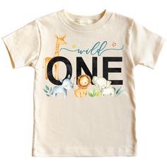 PRICES MAY VARY. Wild One Safari T-Shirt - This adorable Safari Themed 1st Birthday T-Shirt is absolutely perfect for your little boy High quality and professional print - It doesn't just look high quality, it is high quality! Make his 1st birthday outfit picture perfection with this Wild One 1st Birthday T-Shirt Designed in the USA - Olive Loves Apple, based in Phoenix, AZ knows how to celebrate your special occasion. We have a great quality product and a perfect fit. You'll be delighted you ch 1st Birthday Safari, Safari Baby Boy, Military Green Shirt, Wild One 1st Birthday, Themed 1st Birthday, 1st Birthday Outfit, Toddler Wearing, 1st Birthday Outfits, First Birthday Outfits