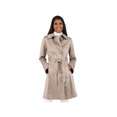 Add a classic look to your outerwear with this women's trench coat by Fleet Street. Add a classic look to your outerwear with this women's trench coat by Fleet Street.Finding the perfect fit and size for women's clothing requires basic measurements of your chest, waist, hips and inseam. Use this guide to learn more about sizing and everything Kohl's has to offer in women's fashion. Sateen construction Water-resistant shell Button front Long sleeves 2 pockets No HoodFIT & SIZING 37-in. approximat Elegant Winter Workwear Raincoat, Chic Raincoat For Workwear, Elegant Raincoat For Workwear In Fall, Elegant Solid Raincoat For Work, Elegant Solid Color Raincoat For Work, Elegant Raincoat For Workwear, Elegant Solid Color Fall Raincoat, Elegant Long Raincoat For Fall, Chic Gabardine Pea Coat