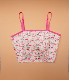 "-Made to Order- Many girls love crop top. Here it is in cute flamingo print! from Amordress:) Top Design: -Adjustable spaghetti straps style -Ribbon straps. -Back self-tied bow ✄ SIZE ✄ Top Size: S Bust 31\"-34\" M Bust 36\"-38\" L Bust 39\"-40\" XL Bust 41-43\" Top length is around 15\"-16\" depends on how much straps is adjusted. ✄ MATERIAL ✄ ●Cotton Fabric ●Polyester lining material. ♥ Matching pearl necklace/ affordable jewelry CLICK=> https://www.etsy.com/shop/Amordress?section_id=14993 Camisole Crop Top With Built-in Bra For Vacation, Pink Crop Top With Adjustable Straps, Pink Cropped Tank Top With Adjustable Straps, Summer Printed Crop Top Tank, Vacation Crop Top With Built-in Bra And Spaghetti Straps, Summer Pink Flamingo Print Top, Summer Cotton Crop Top Bra Friendly, Summer Cotton Bra-friendly Crop Top, Printed Cotton Crop Top For Summer