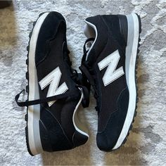 These Are Brand New. Only Worn Once On A Vacation Last Year. Black New Balance Sneakers With Laces, Black New Balance Lace-up Sneakers, Black Lace-up New Balance Sneakers, Casual Black New Balance Sneakers, Black New Balance Sneakers With Cushioned Footbed, Black New Balance, New Balance 515, New Balance Black, New Balance Shoes