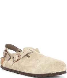 Birkenstock Women's Tokio Suede Back Strap Clogs | Dillard's Human Centered Design, Birkenstock Women, Heritage Brands, Dillard's, Back Strap, Sock Shoes, Custom Fit, Birkenstock, Clogs