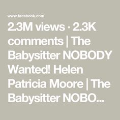 the babysitter nobody wanted helen patrick moore i the babysitter nobo