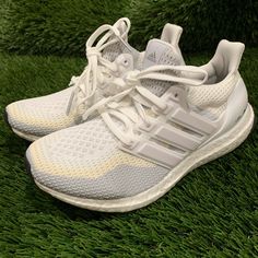 Gradient Colorway Ultra Boost 2.0 White/Clear Grey Triple Clima Og Adidas White Sneakers With Air Cushioning, White Athleisure Running Shoes With Air Cushioning, White Functional Adidas Sneakers, White Sporty Running Shoes With Cushioned Footbed, White Cushioned Sneakers For Running, White Training Running Shoes With Cushioned Footbed, White Athleisure Running Shoes With Air Max Cushioning, White Running Sneakers Athleisure Style, White Athleisure Sneakers For Training