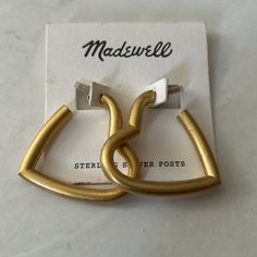 Madewell Gold Tone Heart Hoop Earrings New Never Been Worn Please Review Post For Details Reasonable Offers Always Appreciated Review Post, Madewell Jewelry, Heart Hoop Earrings, Earrings Color, Madewell, Gold Tones, Jewelry Earrings, Hoop Earrings, Women Jewelry