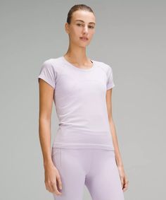 Swiftly Tech Short-Sleeve Shirt 2.0 *Race Length | Women's Short Sleeve Shirts & Tee's | lululemon Lululemon Short Sleeve Athleisure Activewear, Lululemon Technical Yoga Tops, Fitted Lululemon Activewear Short Sleeve, Lululemon Moisture-wicking Crew Neck Activewear, Lululemon Technical Moisture-wicking Activewear, Lululemon Fitted Short Sleeve Activewear, Lululemon Athleisure T-shirt For Workout, Lululemon Technical Tops For Yoga, Lululemon Athleisure Workout T-shirt