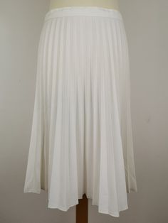 Summer Wedding A-line Skirt, White Midi Length Formal Skirt, White Formal Midi Skirt, White Formal Midi Length Skirt, Elegant A-line Maxi Skirt With Pleated Hem, Pleated Midi Maxi Skirt For Party, Elegant Full Pleated Skirt For Summer, Spring Wedding A-line Skirt, Elegant Summer Midi Pleated Skirt