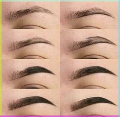 Light Makeup Looks, How To Draw Eyebrows, Heavy Makeup