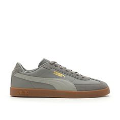 Puma-Club II Era Sneaker - Men's Enjoy a modern take on a retro style. The Club II Era sneaker from Puma features a sporty silhouette, complete with detailed stitching and layered accents. Gray Sporty Puma Sneakers, Sporty Gray Puma Sneakers, Gray Puma Sneakers For Sports, Puma Sneakers Men, Puma Palermo, Asian Men Fashion, Casual Shoes Men, Mens Club, Puma Sneakers