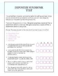 If you want to help your audience gauge if they have mild or possibly severe imposter syndrome, you can use this free, brandable imposter syndrome test as a lead magnet to grow your mailing list. 👍 Imposter Syndrome Coaching Tool : Free BRANDABLE Imposter Syndrome Test 💯 Life Coaching Worksheets, Coaching Questions, Attraction Marketing, Dating Tips For Men, Imposter Syndrome, Mental Health Resources, Coaching Tools, Lead Magnet, Best Answer