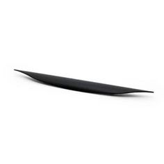 a black knife on a white background