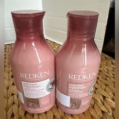 Redken Volume Injection Shampoo And Conditioner 10.1 Oz Duo Set New. New Items Duo Shampoo And Conditioner Product Absolutely New Pink Shampoo, Ph Formula, Redken Hair Products, Hair Stuff, Hair Shampoo, New New, Shampoo And Conditioner, New Items, New Color