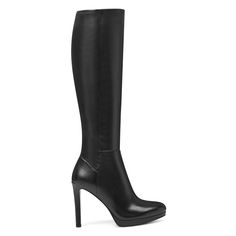 Quizme Platform Boots Knee High Heels, Favorite Boots, Beautiful Boots, Knee High Leather Boots, Wide Calf, Manado, Calf Boots, Perfect Shoes, Nine West Shoes