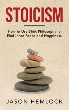 a stack of rocks sitting on top of each other with the words stoicm