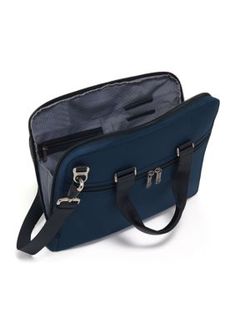 Carry your laptop and important documents in safety with the Academy Briefcase from Tumi. | Tumi Academy Briefcase Blue Case With Luggage Sleeve For Everyday Use, Blue Cases With Luggage Sleeve For Everyday Use, Blue Rectangular Business Cases, Functional Rectangular Cases For Office, Functional Rectangular Office Case, Modern Blue Rectangular Case Bag, Blue Laptop Bag With Luggage Sleeve, Blue Rectangular Laptop Bag With Luggage Sleeve, Modern Blue Bags For Business Trips