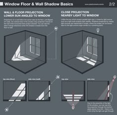 the window and wall shadow basics