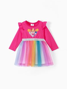 * Set includes: 1 Dress 
* Soft and comfy
* Material: Polyester 30%, Cotton 70%
* Machine wash, tumble dry
* Imported
* Officially Licensed Nickelodeon PAW Patrol Merchandise Paw Patrol Dress, Family Clothes, Character Clothing, Paw Patrol Nickelodeon, Children And Family, Family Outfits, Toddler Dress, Clothes Online, Tulle Dress