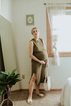 Pregnant Summer Outfits, Pregnant Summer, Go To Outfits, End Of Summer Outfits, Glossier Generation G, A Week Of Outfits, Week Of Outfits, Christy Dawn Dress