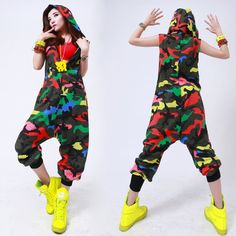 Old School Hip Hop Outfits, Jumpsuits For Women Classy, Hip Hop Fashion Dance, Dance Jumpsuit, Dance Outfits Practice