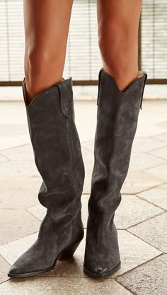 Isabel Marant Denvee Boots | Shopbop Internship Fashion, Isabel Marant Boots, Isabel Marant Shoes, Isabel Marant Etoile, Shoe Inspo, Rubber Heels, Suede Boots, Favorite Jeans, Isabel Marant