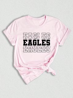 Introducing our Team Mascot Shirt, a must-have for all proud Eagles!  Show off your team spirit and pride with this Eagles School Shirt, designed to celebrate your love for the Eagles and their glorious mascot. This Eagles Mascot Tee is perfect for game days, pep rallies, or simply to represent your team wherever you go. Crafted with premium quality materials, this Eagles Pride Shirt ensures comfort and durability. The soft fabric keeps you feeling cozy, while the vibrant design showcases your l Eagles School Shirt, Eagles Football Team, Eagles Mascot, Bold Eagle, Eagles Team, Mascot Shirt, Eagle Mascot, Eagles Fans, Eagles Football