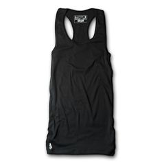 Racerback Active Tank - Black Cotton Tank Top With Built-in Bra For Gym, Black Tank Top With Tank Straps For Yoga, Black Tank Top For Yoga, Black Workout Tank Top With Built-in Bra, Black Tank Top With Built-in Bra For Workout, Black Yoga Tank Top, Casual Black T-back Activewear, Functional Fitted Racerback Tank Top, Black Seamless T-back Tank Top