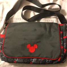 New Never Used Disney Carry Bag..... With Extra Pockets Shoulder Straps......Great Gift>>>>> Casual Red Bag For Disney Fan Events, Disney Style Crossbody Shoulder Bag For Travel, Disney Style Travel Shoulder Satchel Bag, Red Disney Bags For Disney Trips, Disney Shoulder Bag For School With Adjustable Strap, Disney Shoulder Bag With Adjustable Strap For Travel, Disney Rectangular Shoulder Bag For Daily Use, Disney Crossbody Shoulder Bag For Travel, Disney Style Crossbody Shoulder Bag With Adjustable Strap