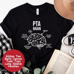 PTA Shirt Gift, PTA Appreciation Gifts, Funny Custom Crewneck Shirts and Hoodies, Waiter Tshirts and Sweatshirts, Coworkers Gifts   ⭐T-shirt And Hoodies are the perfect gifts for a Birthday, Anniversary or just to Match Your Own Style. Our designs are made with love, humor, and keeping all special occasions in mind. ⭐CUSTOM ORDERS  We love to do custom orders and can customize most of our existing designs at no extra cost. If you have any special requirements or any questions at all, please get Pta Tshirt Ideas, Novelty Black T-shirt As Gift, Pta Shirts Design, Funny Pta Shirts, Funny Customizable T-shirt For Gifts, Funny Black Customizable T-shirt, Black Novelty T-shirt For Fan Merchandise, Panda Store, Pta Shirts