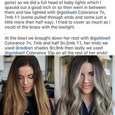 Goldwell Color Formulas, Beauty School Cosmetology, Redken Hair Color, Redken Shades, Redken Hair Products, Redken Shades Eq, Hair Color Formulas, Permanent Hair Dye, Dark Hair With Highlights