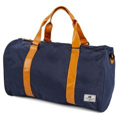 *  Durable canvas  
 *  Soft artificial leather handle  
 *  Removable shoulder strap  
 *  Spacious bag with colourful interior  
 *  Safe pocket for valuables ​​inside the bag Casual On-the-go Duffle Bag With Luggage Sleeve, Blue Duffle Bag With Zipper Closure For On-the-go, Blue Tote Weekender Bag With Zipper Closure, Blue Weekender Bag With Zipper For Travel, Blue Casual Satchel Travel Bag, Casual Blue Satchel Travel Bag, Blue Satchel For Travel, Blue Travel Satchel, Everyday Blue Nylon Gym Bag