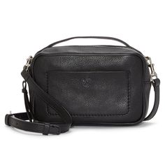 Lucky Brand-Feyy Leather Crossbody Bag The classic and compact design of the Feyy crossbody bag from Lucky Brand will make this leather handbag your new favorite. The removable shoulder strap offers carrying versatility! Soft Leather Crossbody Camera Bag, Versatile Leather Crossbody Camera Bag, Leather Crossbody Camera Bag With Removable Pouch, Leather Crossbody Camera Bag For On-the-go, On-the-go Crossbody Camera Bag, Textured Leather Crossbody Shoulder Bag For On-the-go, Everyday Textured Leather Crossbody Camera Bag, Textured Leather Crossbody Camera Bag For Everyday Use, Travel Crossbody Shoulder Bag In Textured Leather