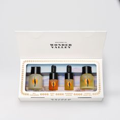 The Little Wonders set is the perfect introduction to the best-selling essentials from the Wonder Valley skincare collection. This four-piece microbiome-friendly set provides a complete regime for daily skincare. It is also a TSA-approved travel size to bring your favorites on the road. Oil Cleanser: 15 mL • Deep cleanse without stripping or drying. Clears pores and helps control breakouts. Removes makeup, sunscreen, waterproof mascara, and excess oils. Face Oil: 5 mL • Soothing day-long hydrati Wonder Valley, Dry Oily Skin, Skincare Collection, Clear Pores, Boost Collagen Production, Oil Cleanser, Oil Shop, Daily Skin Care, Waterproof Mascara