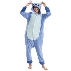 Stitch Onesie Size: Xl (See Chart) New, Still Sealed. Never Opened. Adult Onesie Costume, Stitch Onesie, One Piece Halloween, Months Design, Amazon Loungewear, Onesie Designs, Two Piece Sweater Set, Lounge Romper, Onesie Costumes