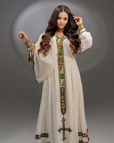 Simple habesha dress Ethiopian Culture, Habesha Dress, Ethiopian Dress, Traditional Clothes, Shipping Company, Intricate Patterns, British Indian, Wedding Men, Traditional Dresses