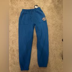 New With Tags Never Worn! Excellent Condition And So Cute! White Fox Pants, Blue Relaxed Fit Sweatpants For Spring, Fox Pants, Boutique Pants, Shopping Clothes, White Fox Boutique, White Fox, Track Pants, Pant Jumpsuit