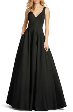 Ieena for Mac Duggal Empire Waist Ballgown | Nordstrom Ball Skirt, Mac Duggal, Dress The Population, Black Prom Dresses, A Line Gown, Ball Gown Dresses, Nordstrom Dresses, Guest Dresses, Empire Waist