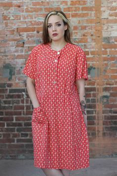 Floral Farm, Winston Salem Nc, Square Dancing, Floral Squares, Winston Salem, Edwardian Fashion, 1940s Fashion, Dress Cotton, House Dress