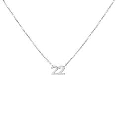 PRICES MAY VARY. Cute Number Necklace - Silver Number 22 necklace is designed for you and your lovely daughter. Each number is unique to different people. It can represent the month of birth, age, anniversary, lucky number... Even just because you like it. The best gift for your daughter, granddaughter. Stainless Steel Necklace - Made of 18k gold plated stainless steel, skin touch is not allergic, nickel free, lead free, and hypoallergenic. The high quality chain and dainty number pendant are ve 2005 Necklace, Wife Outfits, 111 Angel Number, Soccer Girlfriend, Number 22, Good Birthday Presents, Number Necklace, Gold Number, Lucky Number