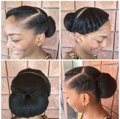 Bun Hairstyles Natural Hair, Hairstyles Natural Hair, Twisted Hair, Natural Hair Bride, Natural African American Hairstyles, Formal Hair, Low Bun Hairstyles, Protective Hairstyles For Natural Hair, Bun Updo