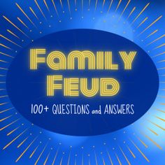 the logo for family fluid, which is featured in blue and yellow with stars around it