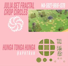 an advertisement for a crop circle in japan