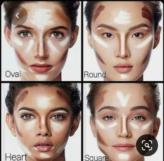 Makeup hacks can make applying and wearing makeup more efficient and effective. Contouring For Beginners, Best Contouring Products, Contour Makeup Tutorial, Natural Make Up Looks, Face Makeup Tips