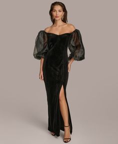 in stock Dress Etiquette, Puff Sleeve Gown, Velvet Evening Gown, Wedding Slippers, Clean Origin, Sleeve Gown, Velvet Gown, Under Dress, Dress Zipper