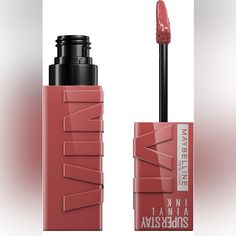 Get The Perfect Pout With This Long-Lasting, High-Shine Rosy Nude Vinyl Ink Lipstick From Maybelline. The Smooth Application And Bold Color Make It A Must-Have For Any Makeup Lover. Say Goodbye To Constant Touch-Ups And Hello To All-Day Wear With This Liquid Lipstick. Maybelline Vinyl Ink Red Hot, Maybelline Vinyl Ink 40 Witty, Maybelline Vinyl Ink Witty, Maybelline Makeup, Bold Color, Say Goodbye, Liquid Lipstick, Makeup Lover, Maybelline