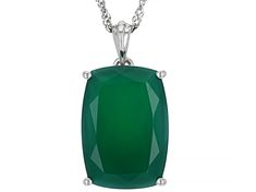 Green onyx  20x14mm and 8x6mm rectangular cushion rhodium over sterling silver boxed set. Pendant measures approximately 1 1/8"L X 9/16"W with 18" singapore chain. 3mm bail and lobster claw clasp with a 2" extender. Stud earrings measure approximately 5/16"L X 3/16"W with tension post backings. Solitaire ring measures approximately 3/4"L X 1/16"W. Not sizeable. Modern Formal Emerald Jewelry, Fine Jewelry With Rectangular Pendant For Formal Occasions, Formal Green Polished Gemstones, Formal Rectangular Fine Jewelry Gemstones, Formal Emerald Cut Jewelry With Polished Finish, Modern Green Jewelry For Formal Occasions, Modern Jewelry With Rectangular May Birthstone, Formal Sterling Silver Rectangular Pendant, Elegant Green Jewelry With Rectangular Pendant