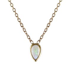 PEAR OPAL NECKLACE meh on this but the site sometimes has good stuff Yellow Gold Cabochon Teardrop Pendant Necklace, Formal Teardrop Cabochon Necklace, Gold Cabochon Teardrop Pendant Jewelry, Gold Cabochon Teardrop Pendant, Elegant Cabochon Teardrop Pendant Necklace, Elegant Teardrop Pendant Cabochon Necklace, Oval Ethiopian Opal Birthstone Jewelry, Minimalist 14k Gold Jewelry With Cabochon, Minimalist Yellow Gold Cabochon Jewelry