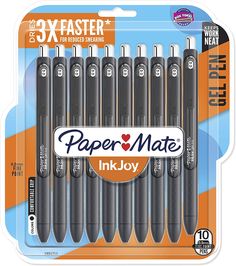 six pack of inkjoy paper mate pens