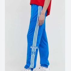 Nwt Men's Adidas Snap Track Style Pants. It Has Snaps Down The Sides, Drawstring Waist, And Has 2 Front Zip Pockets. Style Is Regular Fit. Snap Pants, Adidas Brand, Style Pants, Adidas Pants, Blue Adidas, Pants Color, Adidas Men, Drawstring Waist, Mens Pants